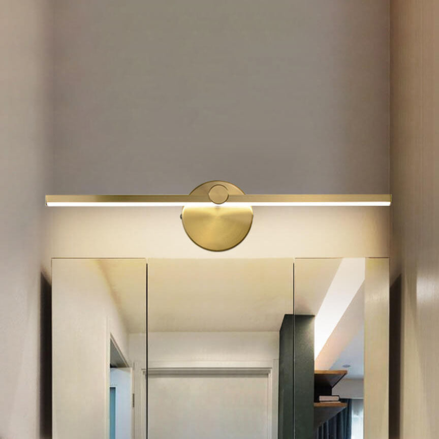 Nordic Minimalist Aluminum LED Wall Sconce Mirror Lamp