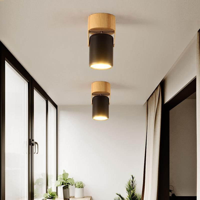 Modern Minimalist LED Track Light - 3-Light Flush Mount Ceiling Fixture for Living Room & Bedroom