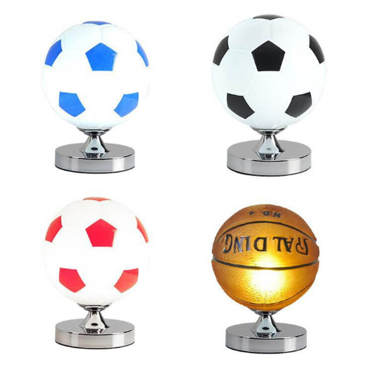 Children's Sports Ball Table Lamp - Creative Design, Fun Lighting for Kids' Rooms, Soccer, Basketball & More