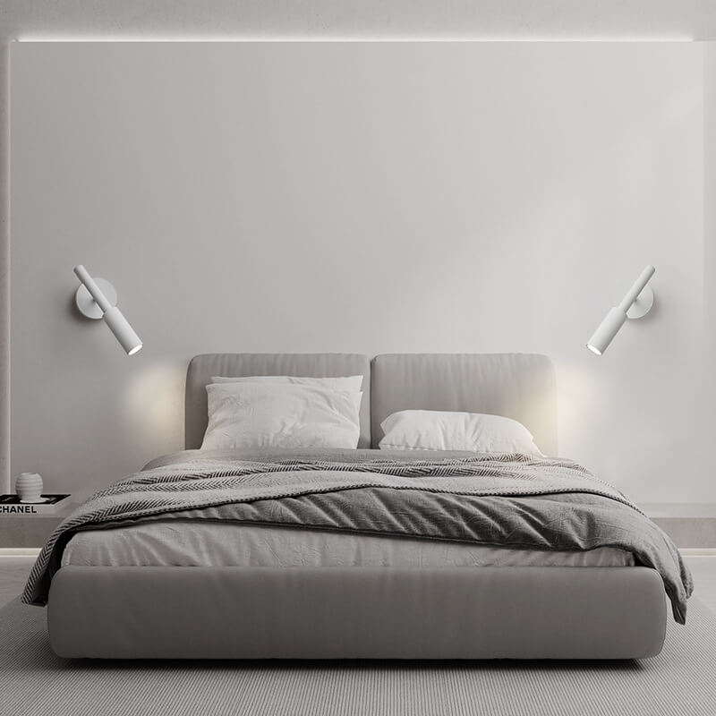 Modern Minimalist LED Spotlight Semi-Flush Mount Ceiling Light for Living Room