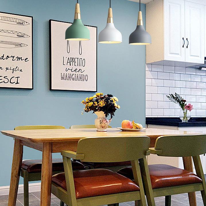 Creative Macaron Disc Pendant Light - Modern 1-Light Fixture for Stylish Interiors