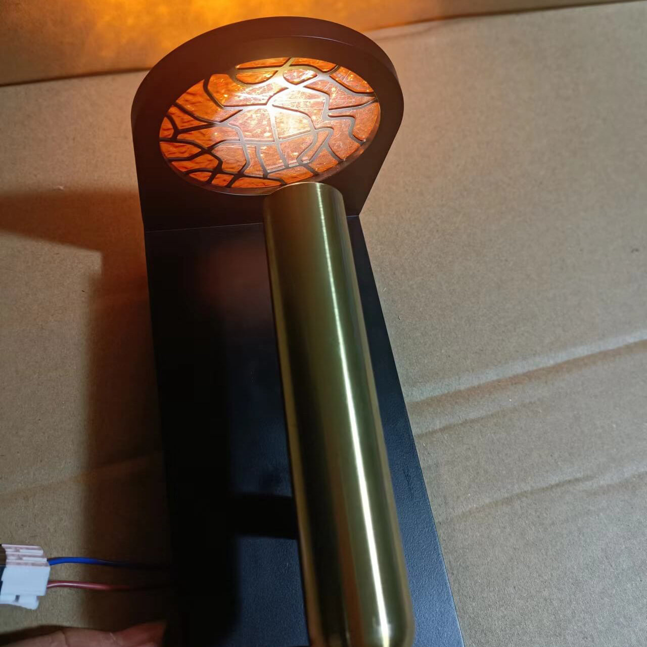 Industrial Adjustable LED Wall Sconce - Rotatable Flame Light Shadow Lamp