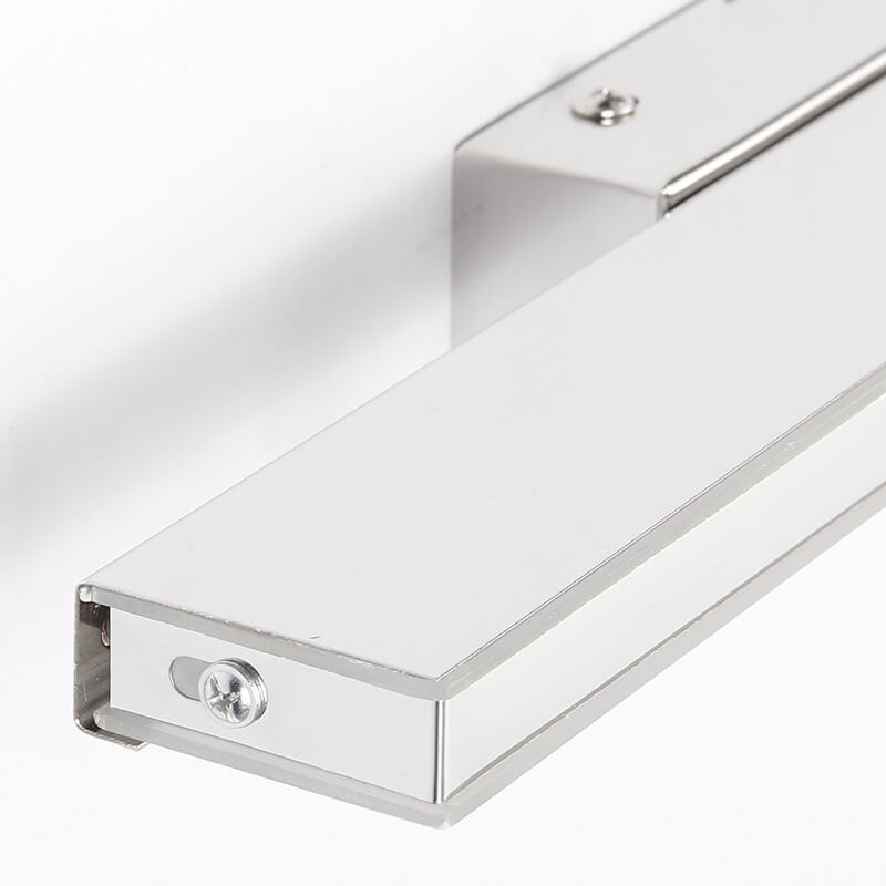 Modern Minimalist Stainless Steel LED Vanity Light - Anti-Fog Wall Sconce for Bathroom & Living Room