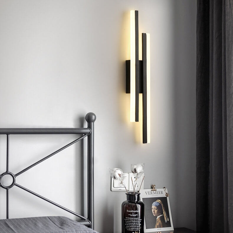 Modern Minimalist Iron Acrylic LED Wall Sconce Light