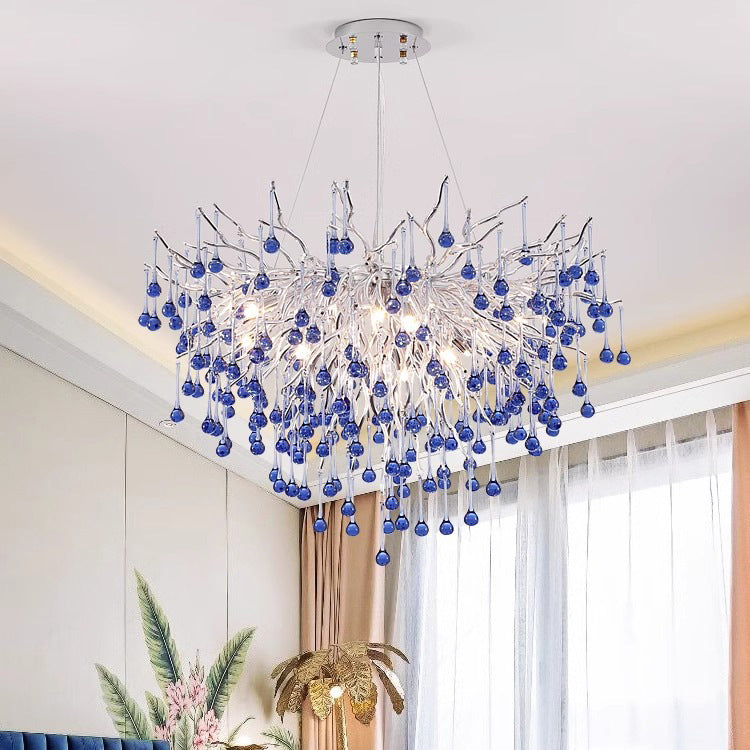 Modern Luxury Crystal Glass Chandelier - 6/8/10/14 Branch Design for Dining Room