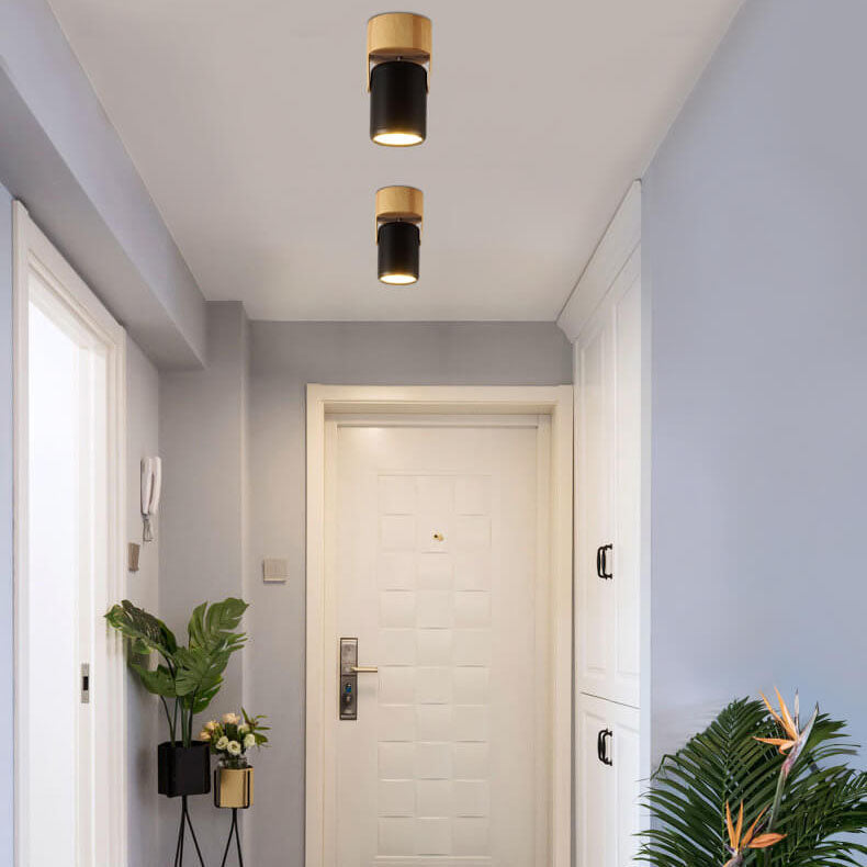 Modern Minimalist LED Track Light - 3-Light Flush Mount Ceiling Fixture for Living Room & Bedroom