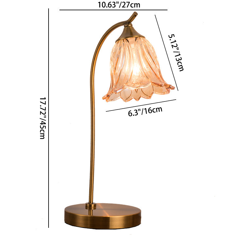 Modern Art Deco Round Flower Shaped Metal Glass 1-Light Table Lamp for Bedroom, Chic Decorative Lighting, Stylish Nightstand Lamp, Contemporary Home Decor, Unique Floral Design Lamp, Elegant Glass Accent Light, Bedroom Table Lighting, Vintage Inspired Des