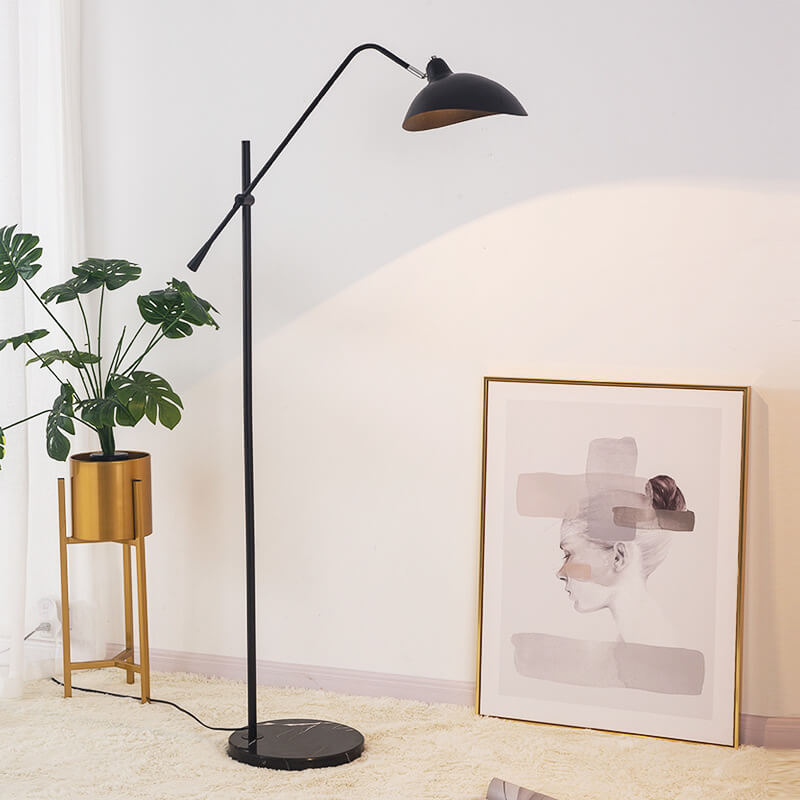 Modern Adjustable 1-Light Floor Lamp - Stylish Standing Lighting for Home and Office