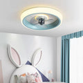 Modern Acrylic LED Ceiling Fan Light - Lightweight Flush Mount Fixture