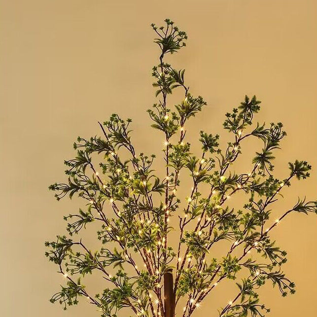 Modern Art Deco Waterproof Copper Tree USB LED Floor Lamp for Bedroom