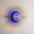 Contemporary Colorful Acrylic Flying Saucer Wall Sconce Lamp for Entertainment Room
