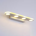 Modern White Oval Acrylic Vanity Light - 4/6 Light Wall Sconce Lamp