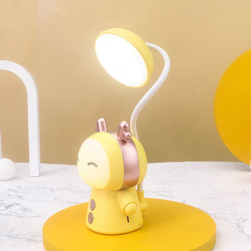 Cartoon Doll ABS Colorful Eye Care LED Desk Lamp for Kids