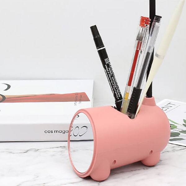 Cartoon Creative Rabbit LED Touch USB Pen Holder Desk Lamp, Cute Desk Decor, Adjustable Brightness, Modern Office Accessories, Fun Kids Room Lighting, Unique Gifts for Students and Animal Lovers