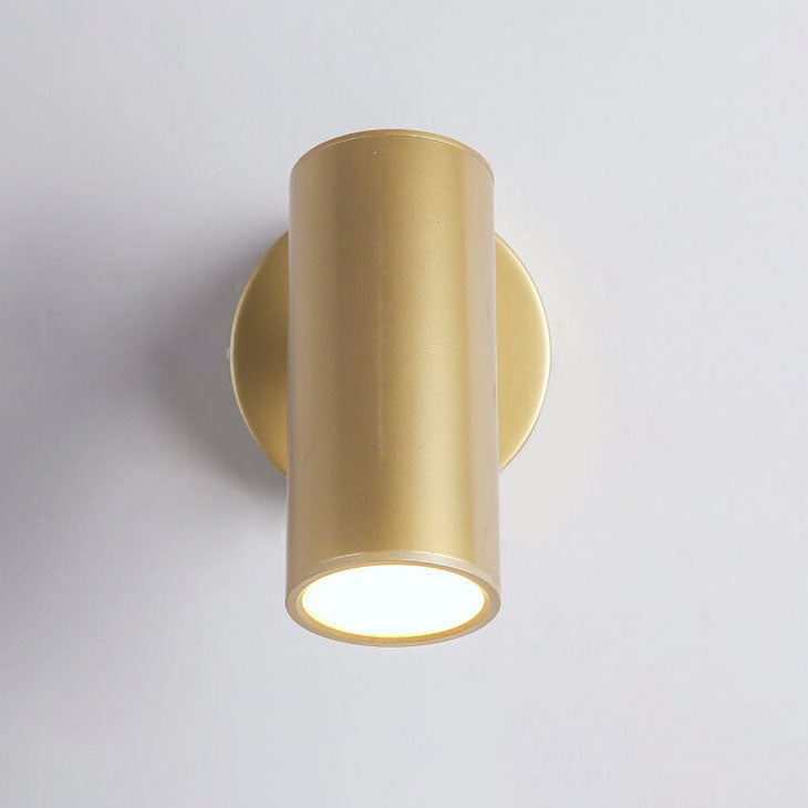 Modern Simplicity Cylindrical Spotlight 1-Light Reading Wall Sconce Lamp