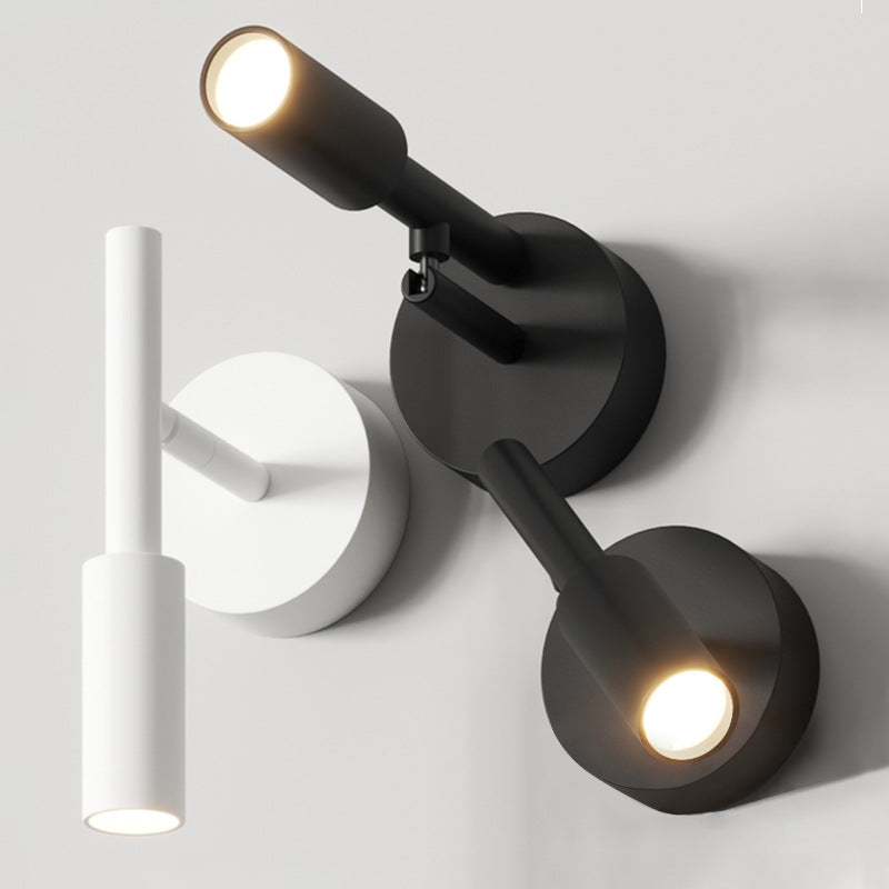 Modern Minimalist LED Spotlight Semi-Flush Mount Ceiling Light for Living Room