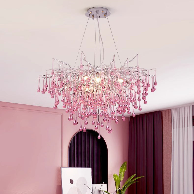 Modern Luxury Crystal Glass Chandelier - 6/8/10/14 Branch Design for Dining Room