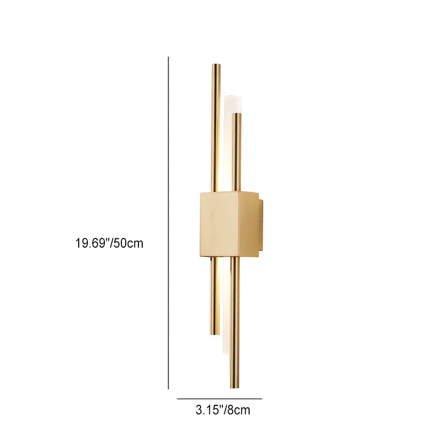 Modern Minimalist Iron Acrylic LED Wall Sconce for Bedside Lighting