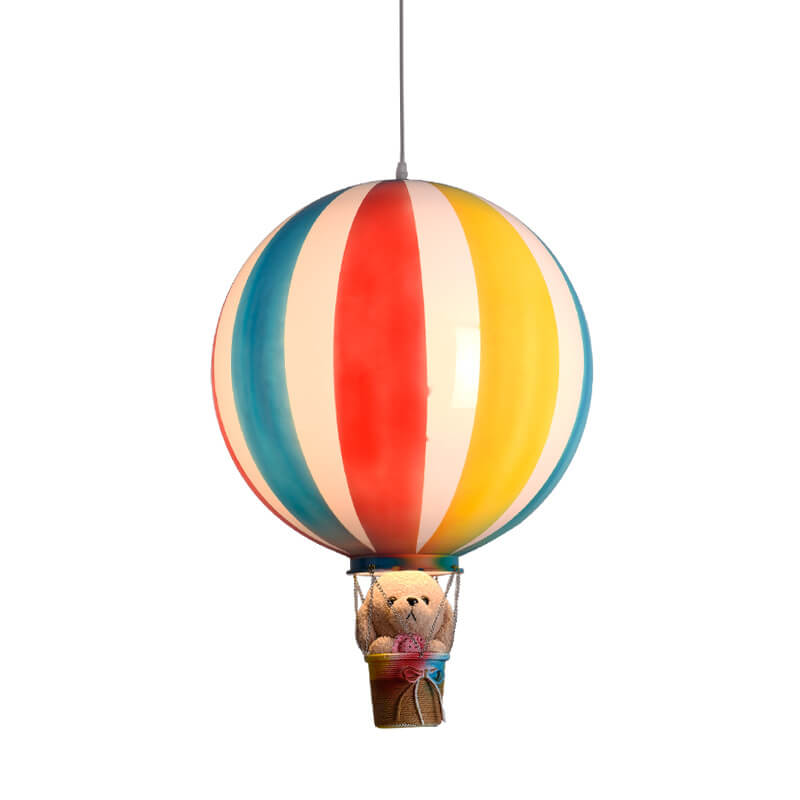 Scandinavian Modern Hot Air Balloon Pendant Light - Iron Acrylic 1-Light Decor