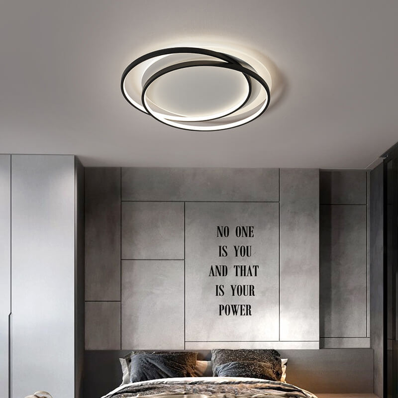 Nordic Luxury Aluminum LED Flush Mount Ceiling Light