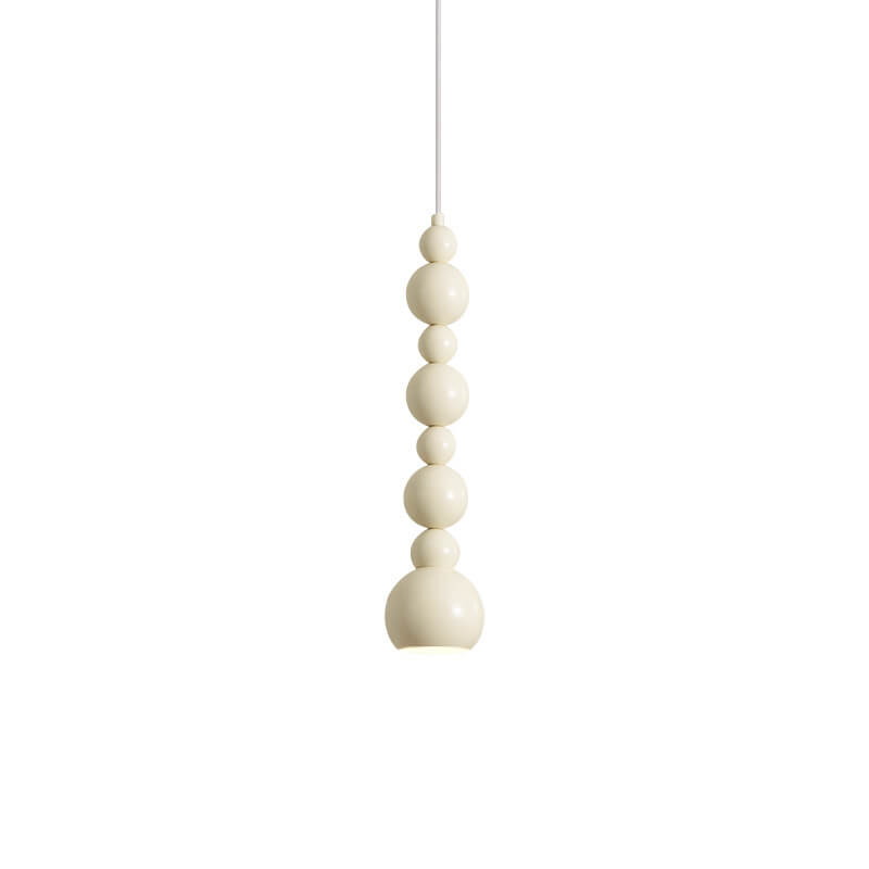 Creative Cream Iron Gourd Skewers Chandelier - 4/8 Light Modern Lighting Fixture