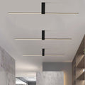 Modern Minimalist Aluminum Acrylic LED Semi-Flush Mount Ceiling Light for Hallway