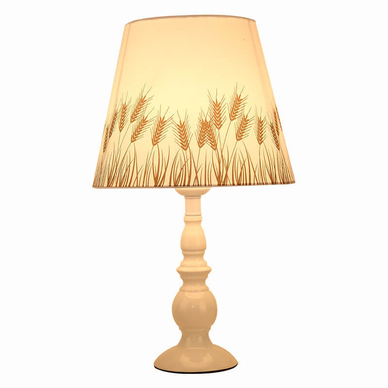 Modern Floral Iron Vase Base Table Lamp - 1-Light Design, Stylish Home Decor, Elegant Lighting, Contemporary Floral Accent, Adjustable Brightness Option