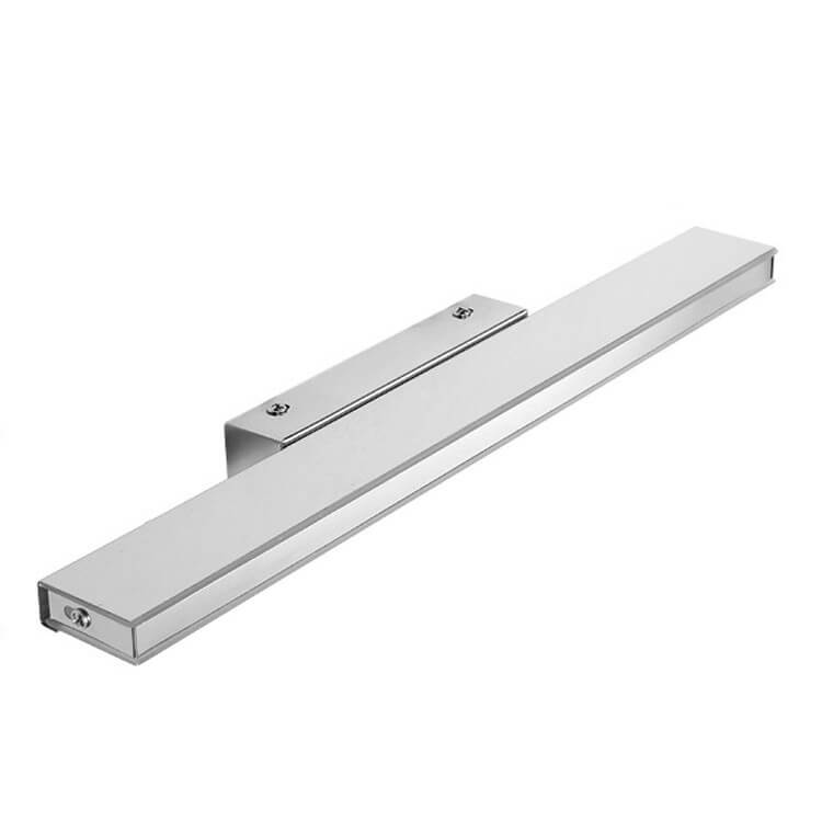 Modern Minimalist Stainless Steel LED Vanity Light - Anti-Fog Wall Sconce for Bathroom & Living Room