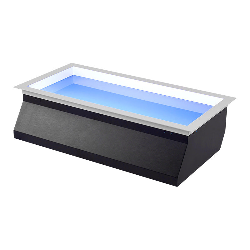 Modern Minimalist Blue Sky LED Ceiling Light - Flush Mount for Living Room