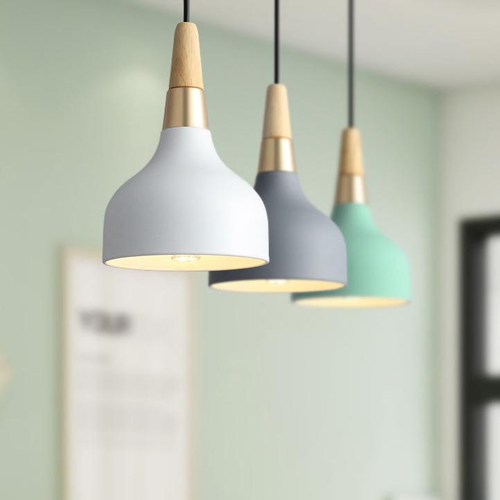 Modern Macaron Disc 1-Light Pendant Light - Creative Ceiling Fixture for Home Decor
