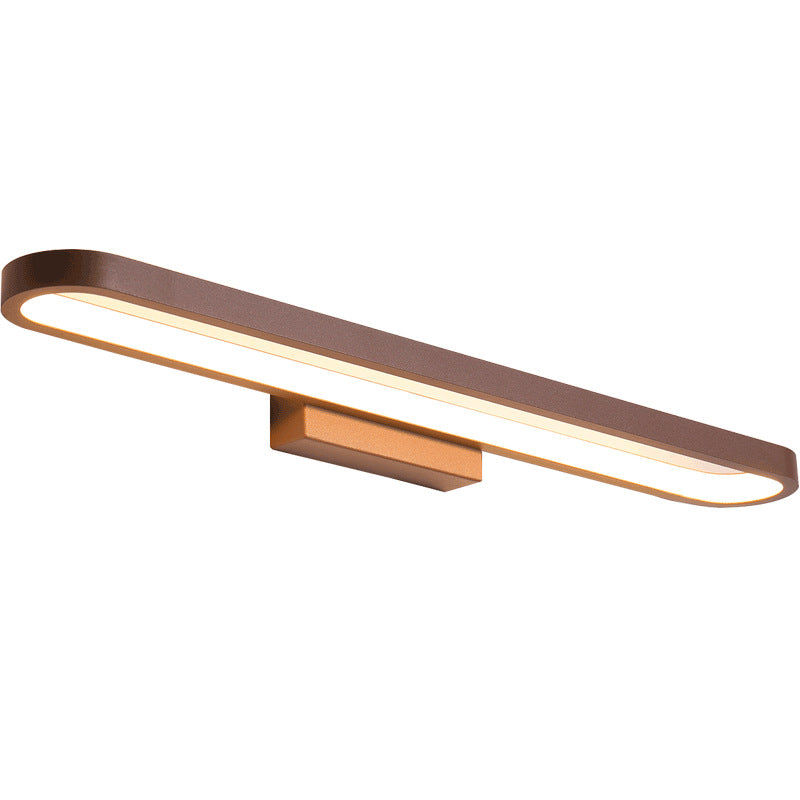Modern Minimalist Circular LED Vanity Light Mirror Sconce for Bathroom