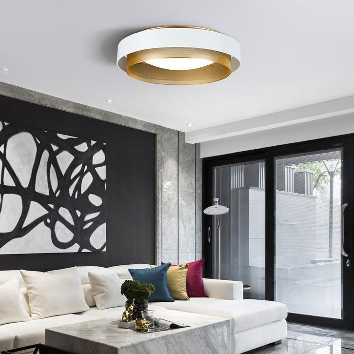 Nordic Minimalist Flush Mount Ceiling Lamp - Post-Modern Design, LED Lighting, Modern Home Decor, Scandinavian Style, Energy Efficient, Ceiling Fixture
