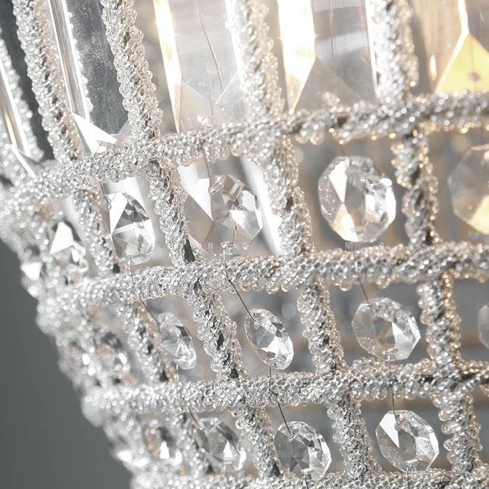 Modern Art Deco Hot Air Balloon Iron Crystal Chandelier - 1/3/6 Light for Living Room