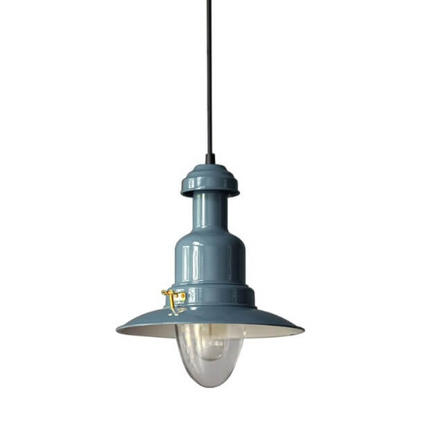 Scandinavian Industrial Iron Round Pendant Light 1-Light