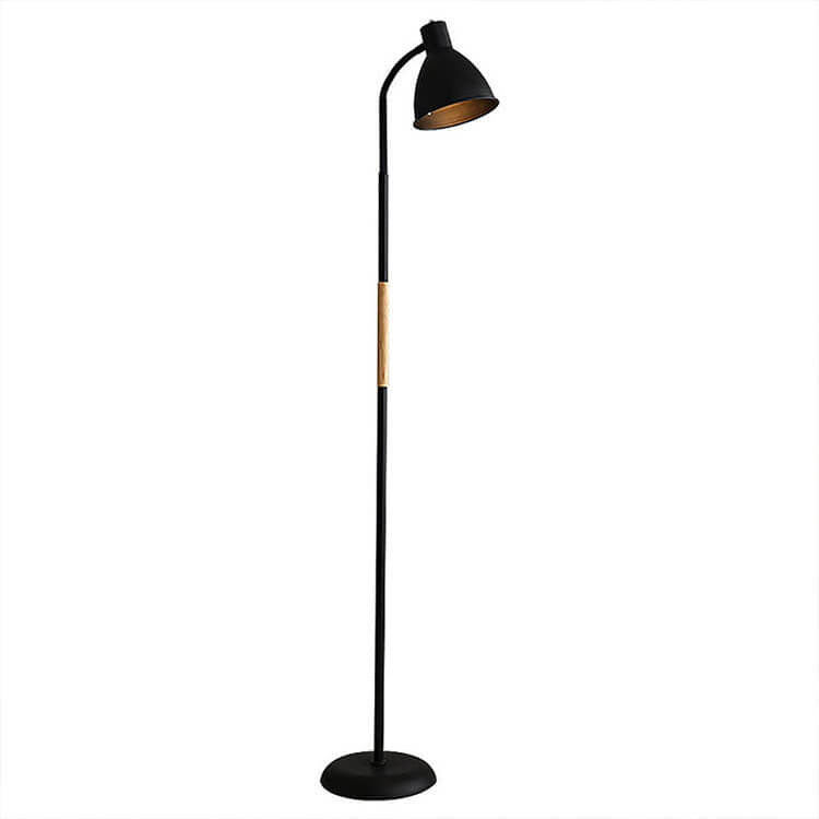 Modern Minimalist Iron Cone Floor Lamp - 1-Light Standing Lamp for Living Room & Bedroom