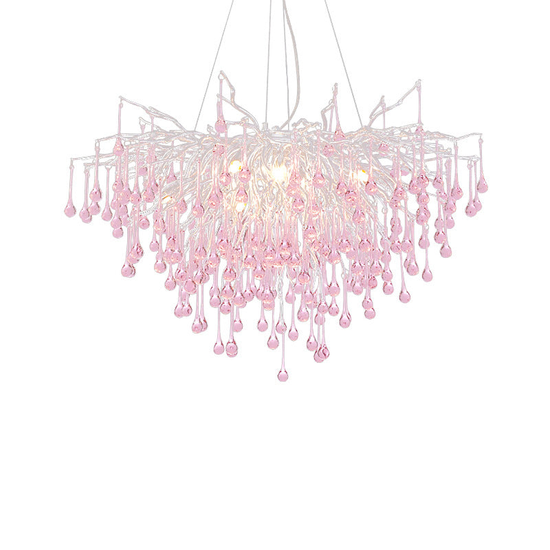 Modern Luxury Crystal Glass Chandelier - 6/8/10/14 Branch Design for Dining Room