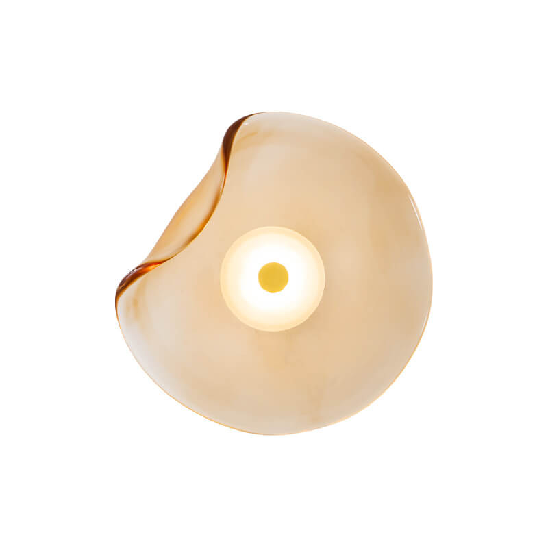 Nordic Minimalist Round Glass LED Wall Sconce Lamp