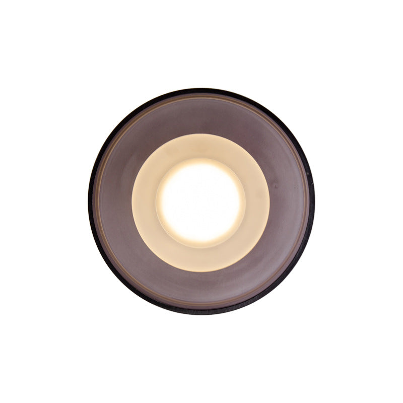 Nordic Vintage Round Glass LED Wall Sconce Lamp