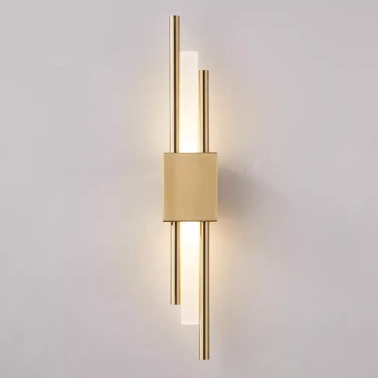 Modern Minimalist Iron Acrylic LED Wall Sconce for Bedside Lighting