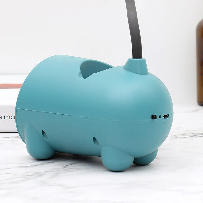Cartoon Rabbit LED Touch USB Desk Lamp - Creative Pen Holder Light