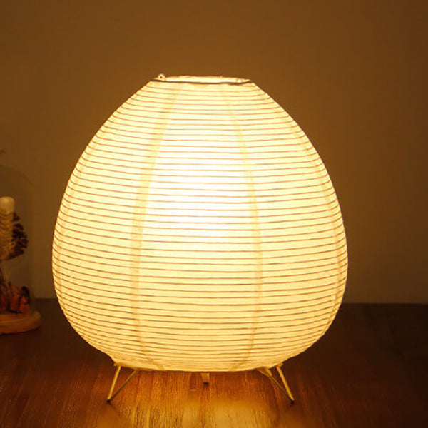Nordic Minimalist Xuan Paper Lantern Table Lamp - 1-Light Design for Home Decor