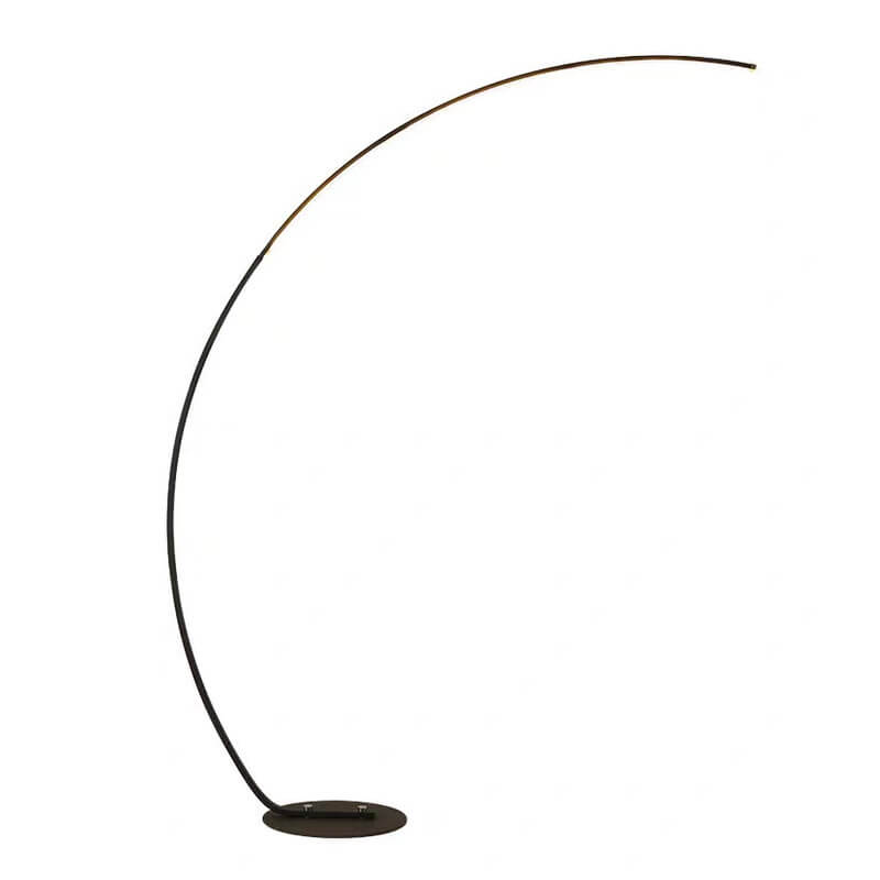 Modern Minimalist Fishing Rod LED Floor Lamp - Arc Circular Design, PVC & Aluminum Construction for Living Room Lighting