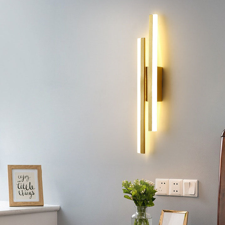 Modern Minimalist Iron Acrylic LED Wall Sconce Light