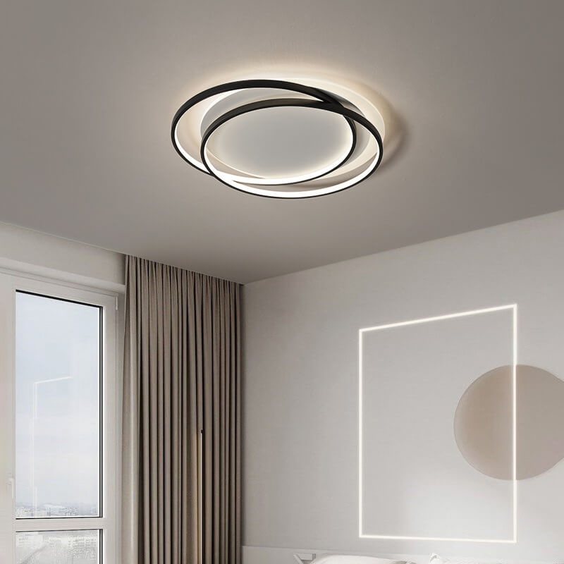 Nordic Luxury Aluminum LED Flush Mount Ceiling Light