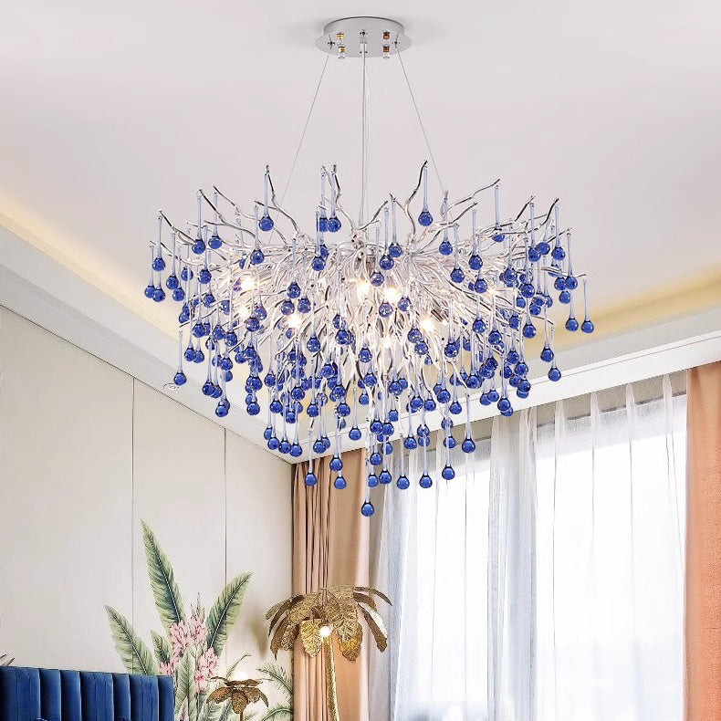 Modern Luxury Crystal Glass Chandelier - 6/8/10/14 Branch Design for Dining Room