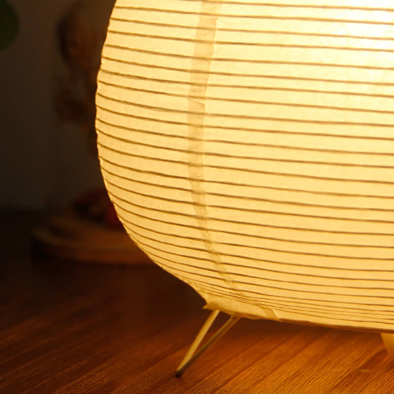 Nordic Minimalist Xuan Paper Lantern Table Lamp - 1-Light Design for Home Decor
