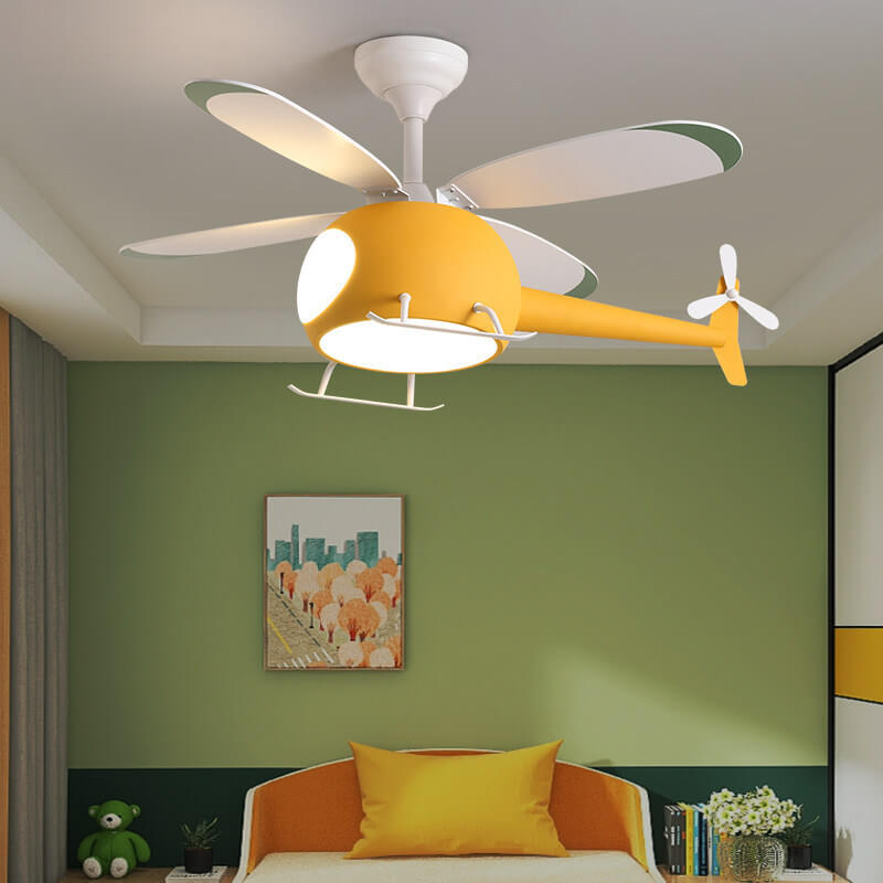 Cartoon Aircraft LED Downrod Ceiling Fan Light

Brighten your child's room with this whimsical Cartoon Aircraft LED Downrod Ceiling Fan Light. Perfect for aviation enthusiasts, this playful design adds a fun touch to any decor. Featuring energy-efficient