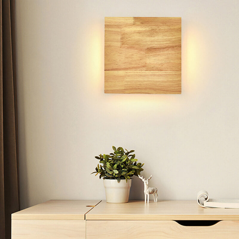 Wabi-Sabi Rectangular Log Wood LED Wall Sconce Lamp

Illuminate your space with our Wabi-Sabi Rectangular Log Wood LED Wall Sconce Lamp. Designed to embrace the beauty of imperfection, this unique light fixture enhances any room with its natural wood text