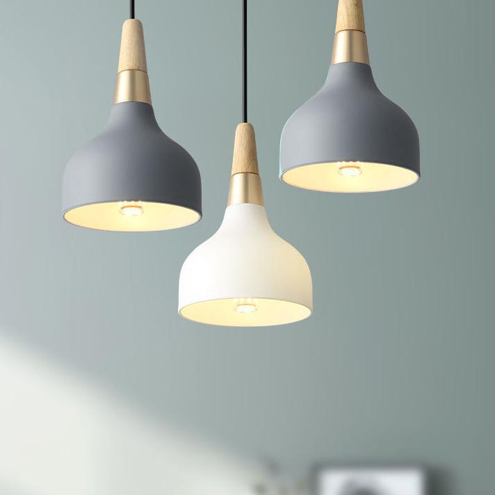 Modern Macaron Disc 1-Light Pendant Light - Creative Ceiling Fixture for Home Decor