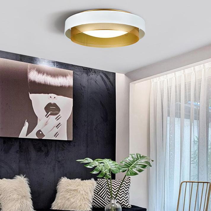 Nordic Minimalist Flush Mount Ceiling Lamp - Post-Modern Design, LED Lighting, Modern Home Decor, Scandinavian Style, Energy Efficient, Ceiling Fixture